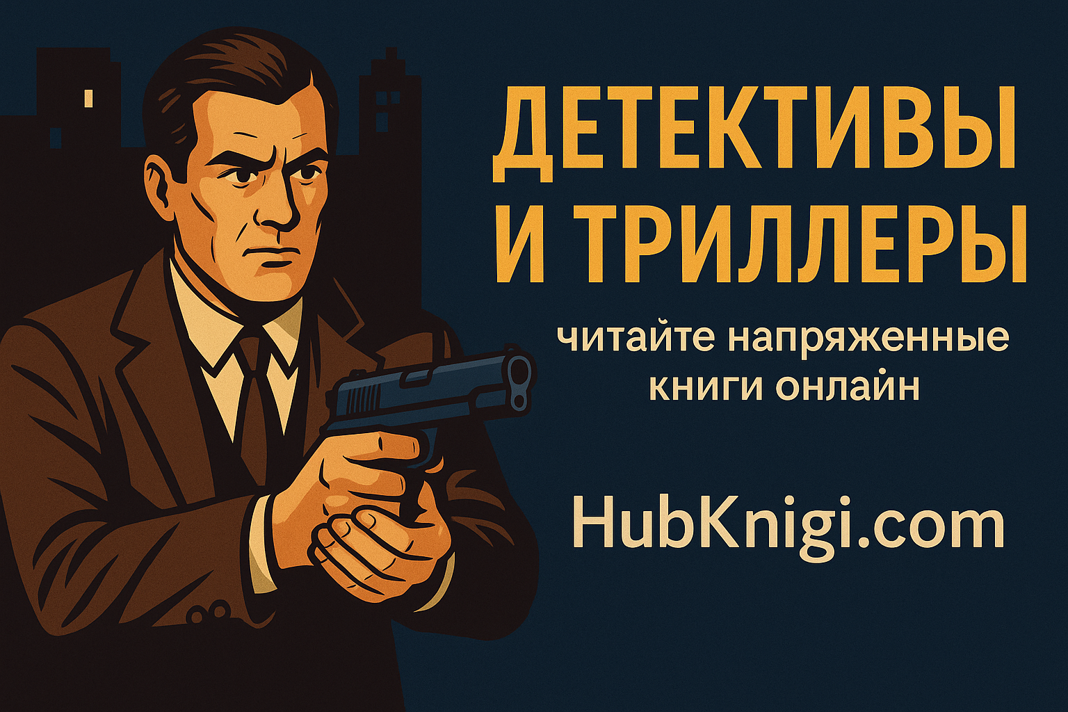 Аудиокниги жанра детективы и триллеры на HubKnigi.com — слушайте напряжённые истории онлайн