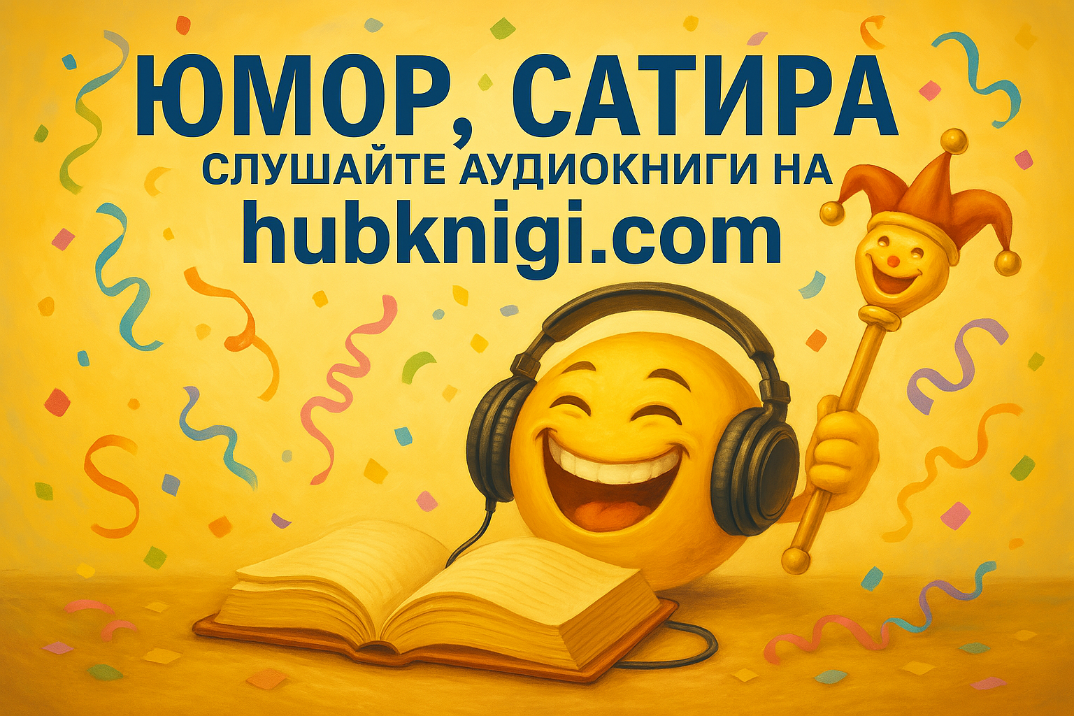 Аудиокниги жанра Юмор и Сатира на HubKnigi.com